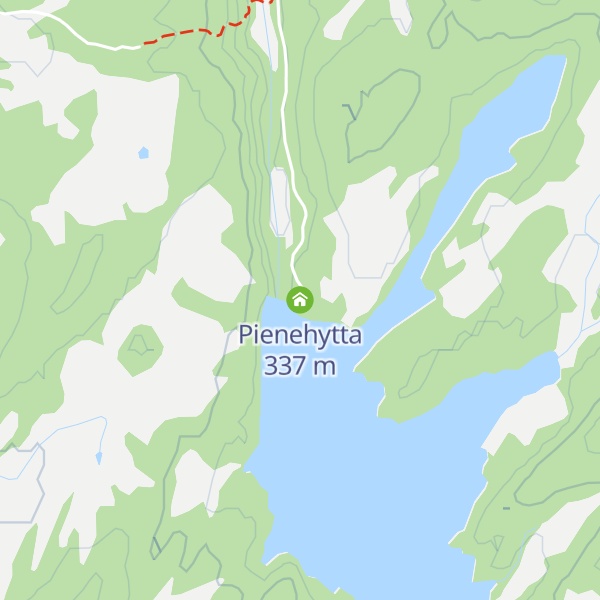 Map of Pienehytta