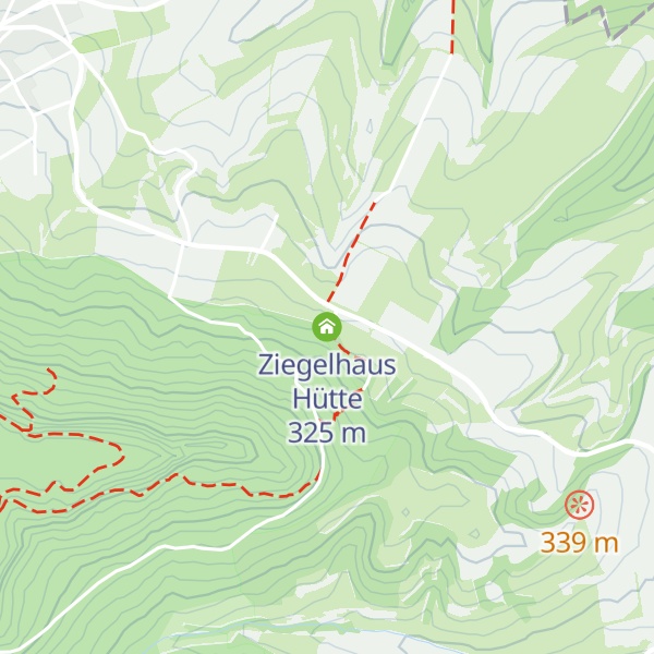 Map of Ziegelhaus Hütte