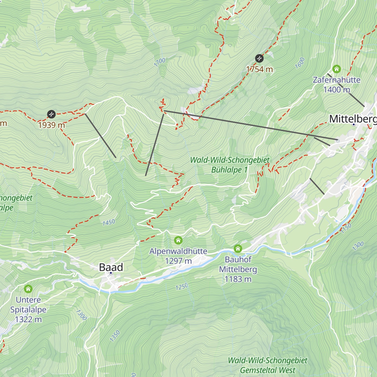 Stutzalpe map