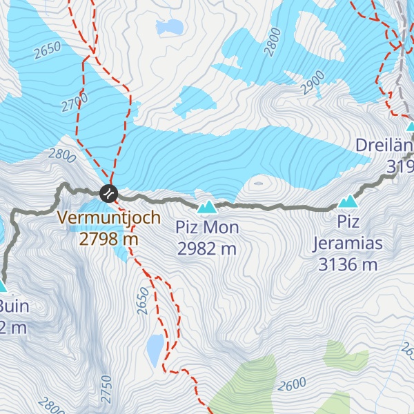 Map of Piz Mon