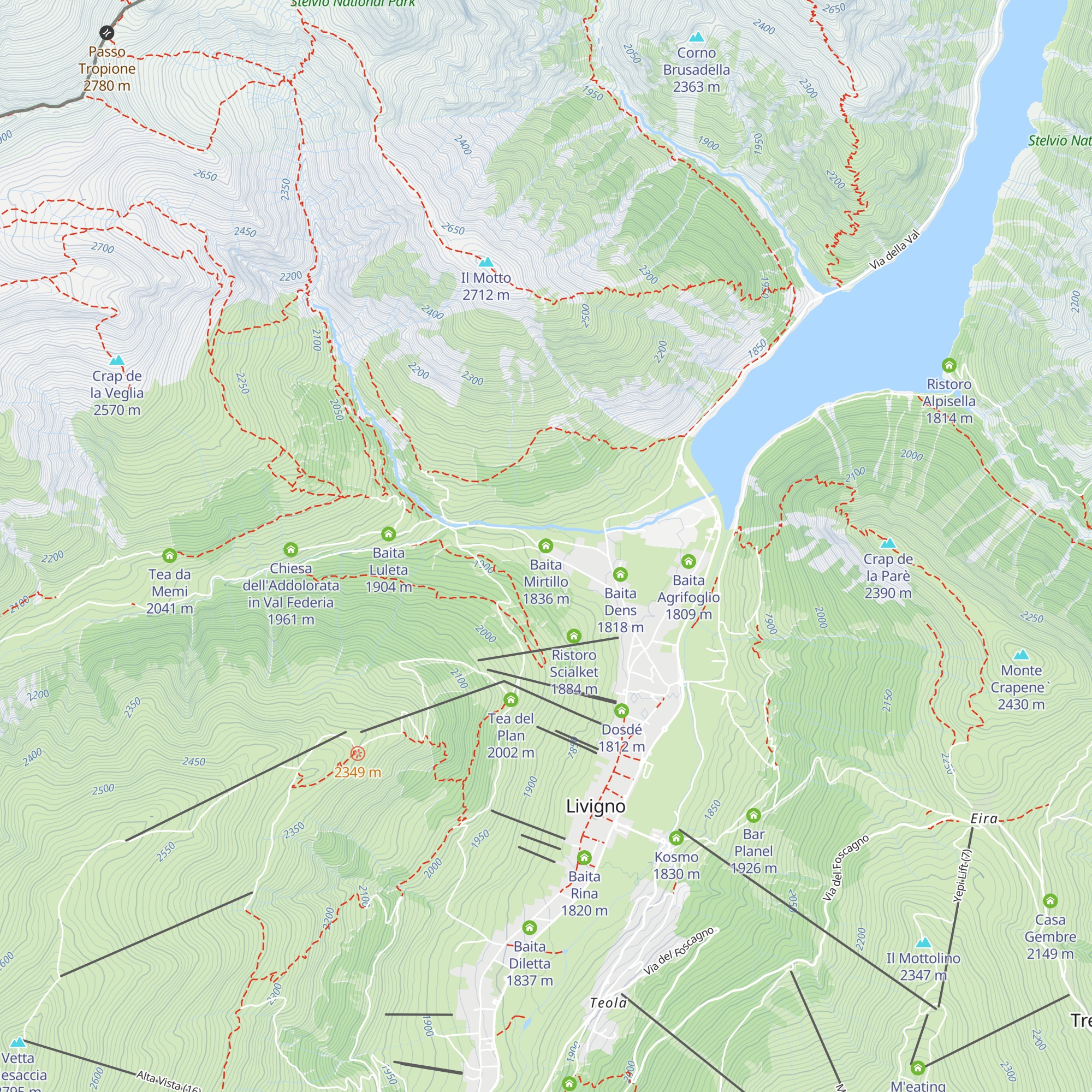 Baita Mirtillo map