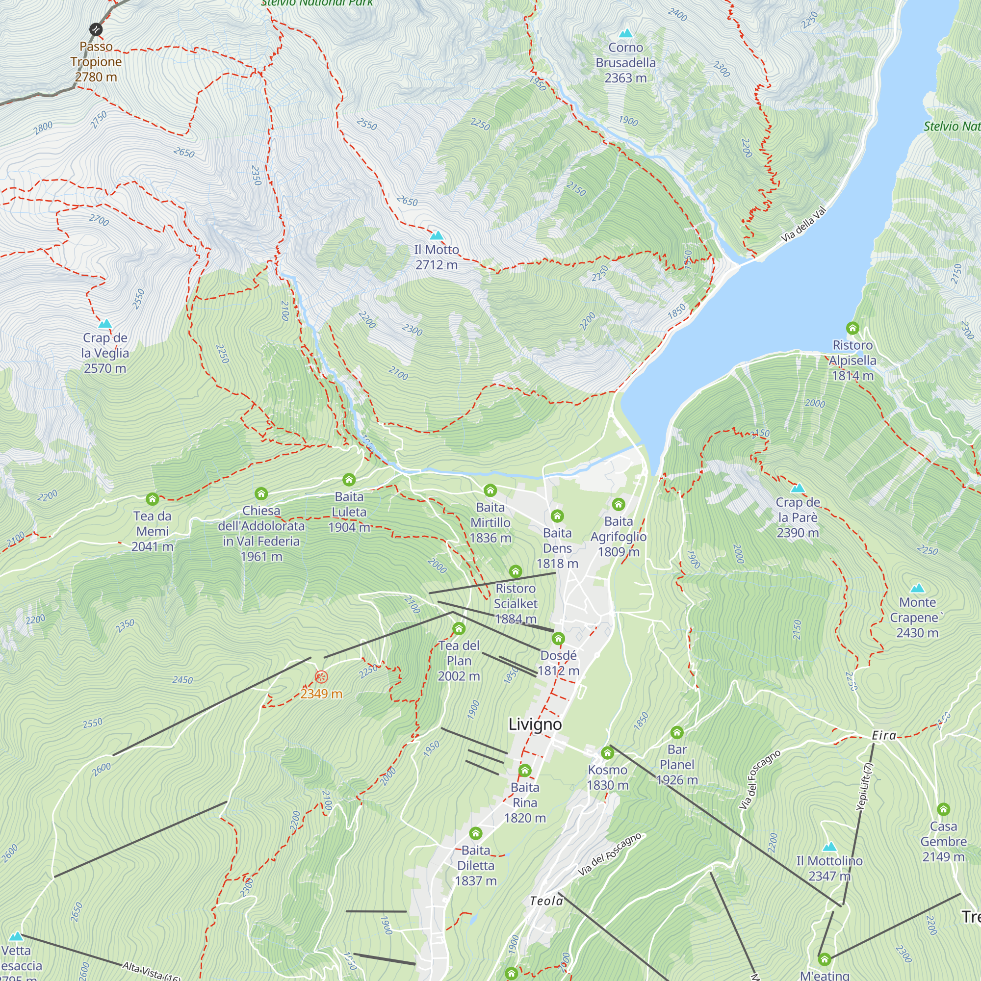 Baita Mirtillo map