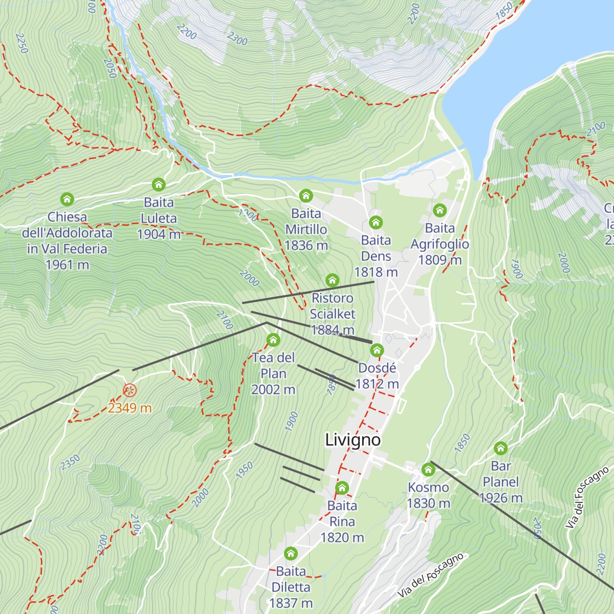 La Tana del Gatto map