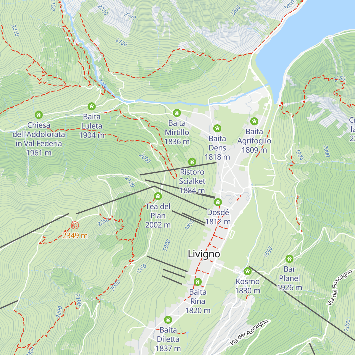 La Tana del Gatto map