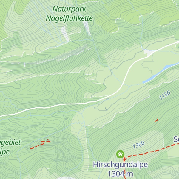 Map of Schneelöcherhütte