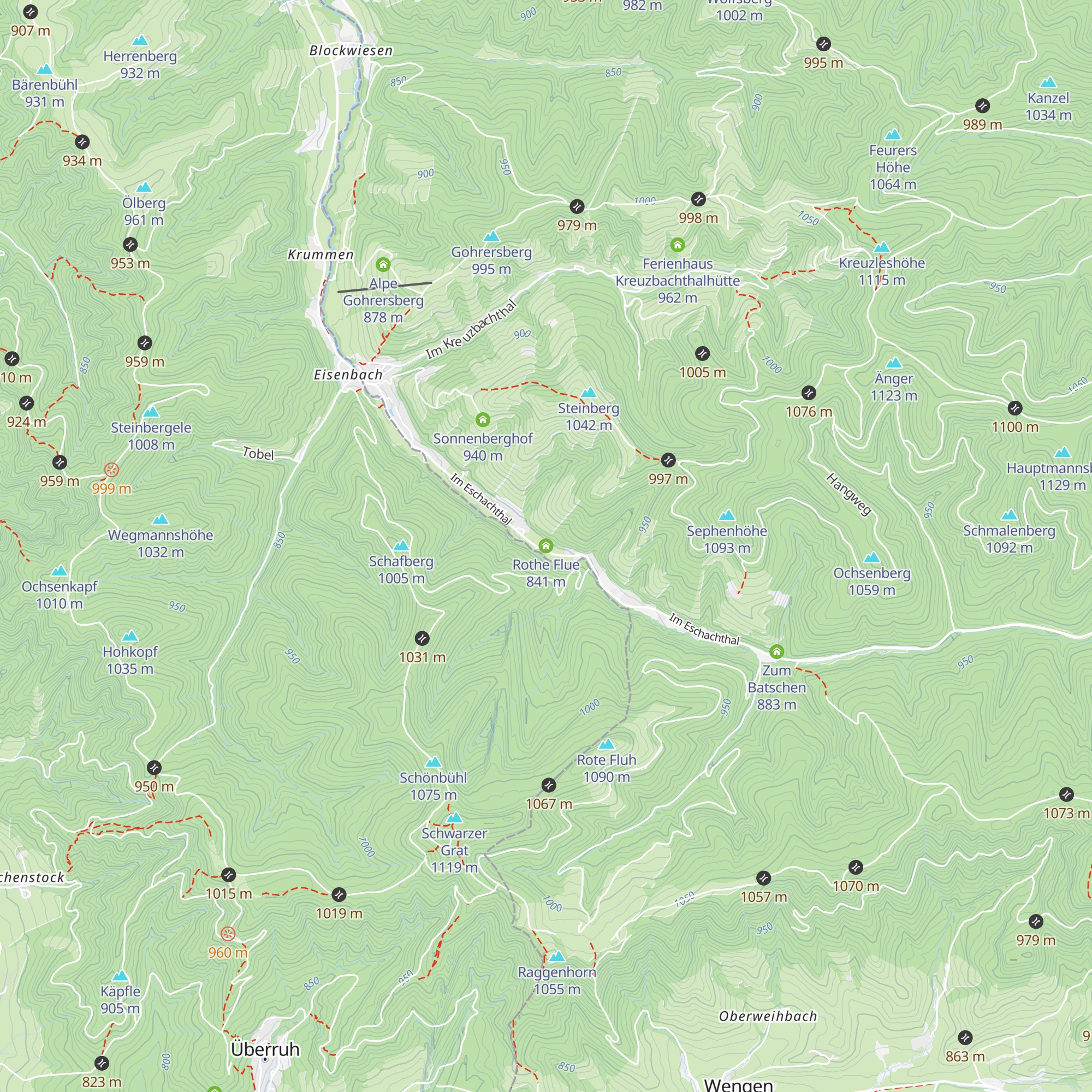 Rothe Flue map