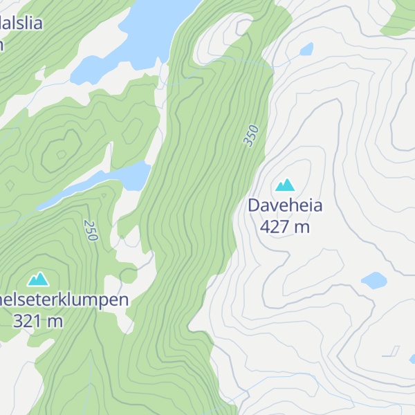 Map of Grønnlia