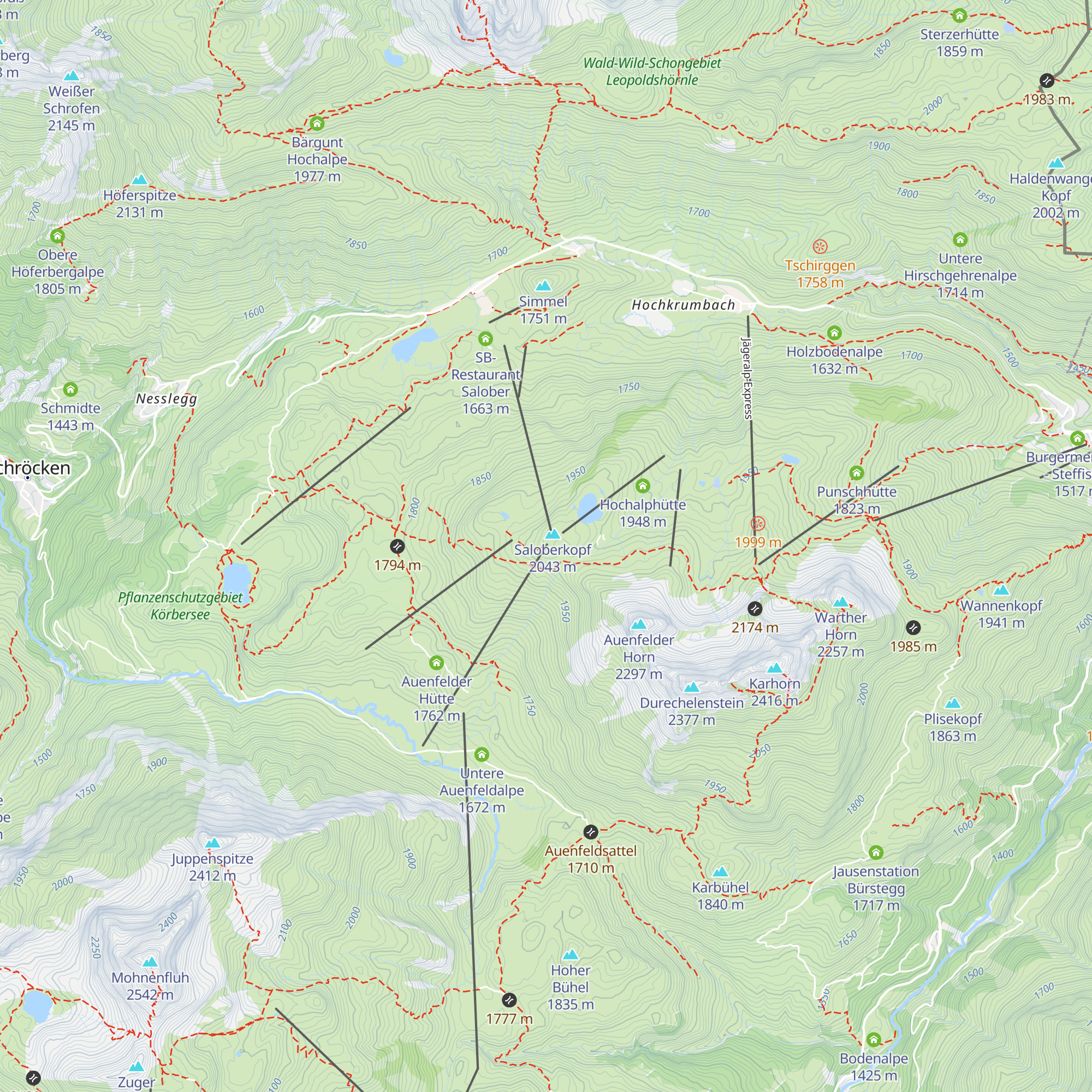 Sonnen-Jet map