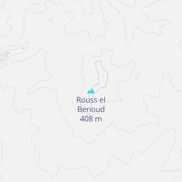 Map of Rouss el Benoud