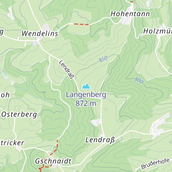 Map of Langenberg