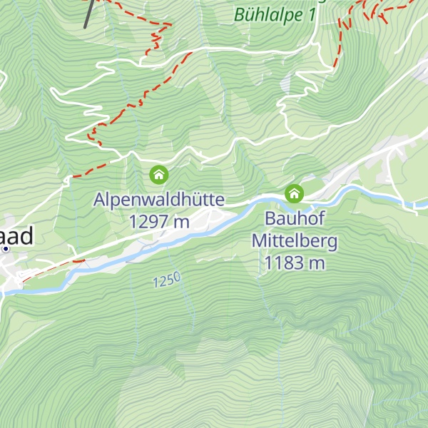 Map of Campingplatz Vorderboden
