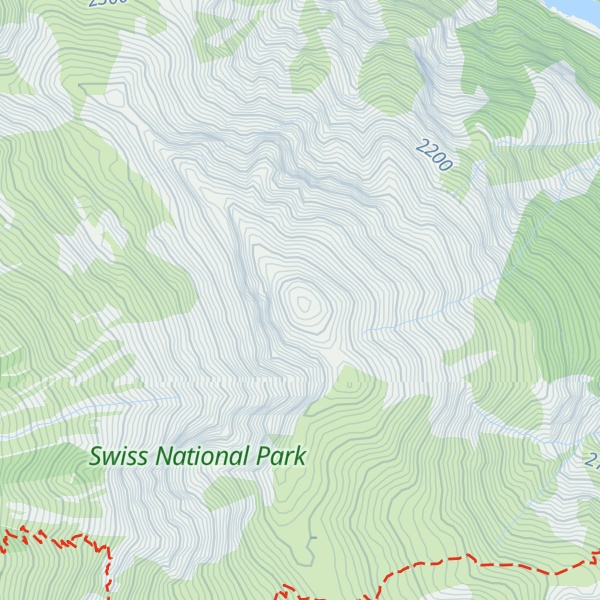 Map of Piz Terza