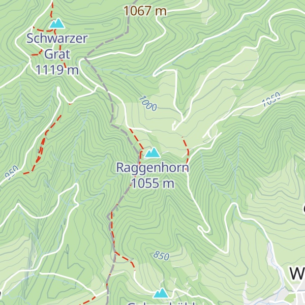 Map of Raggenhorn