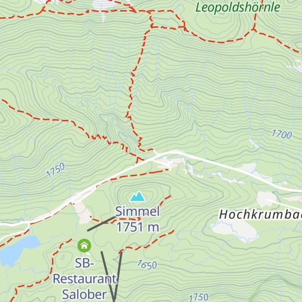 Map of Untere Widdersteinhütte