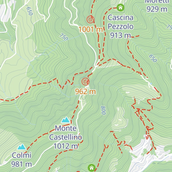 Map of Rifugio Alpino Gruppo di Polaveno
