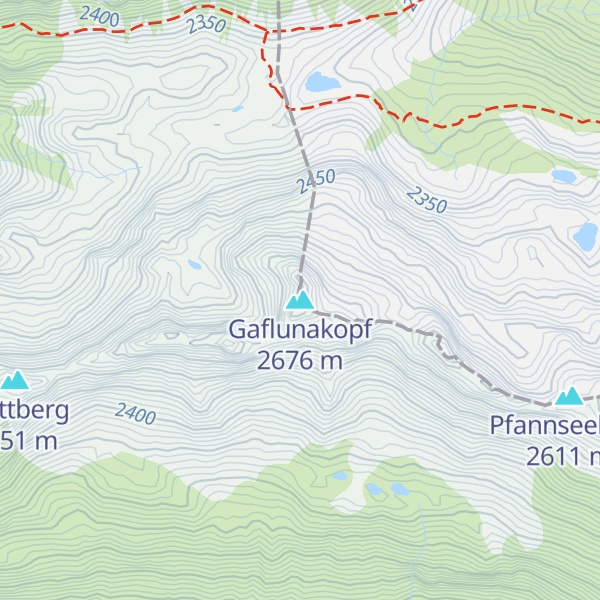 Map of Gaflunakopf