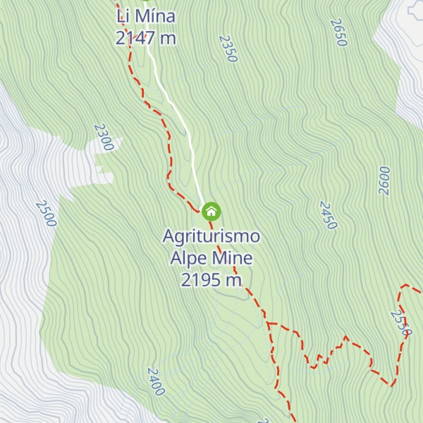 Map of Agriturismo Alpe Mine