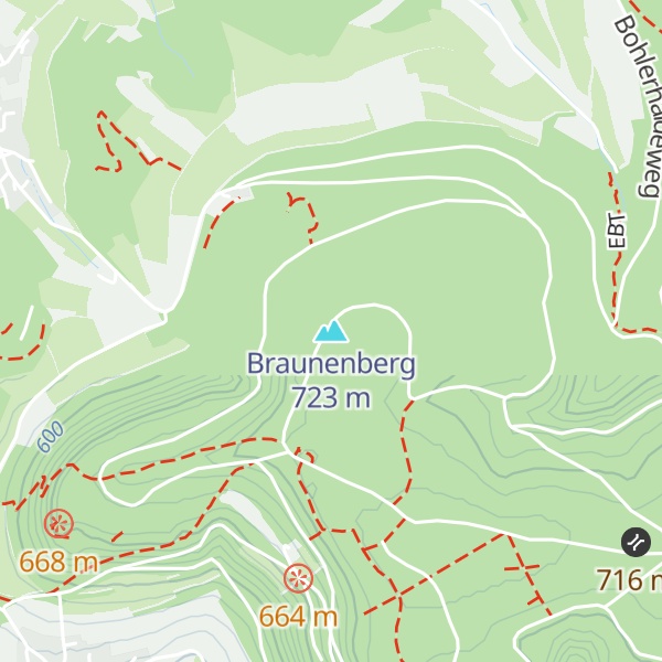 Map of Braunenberg