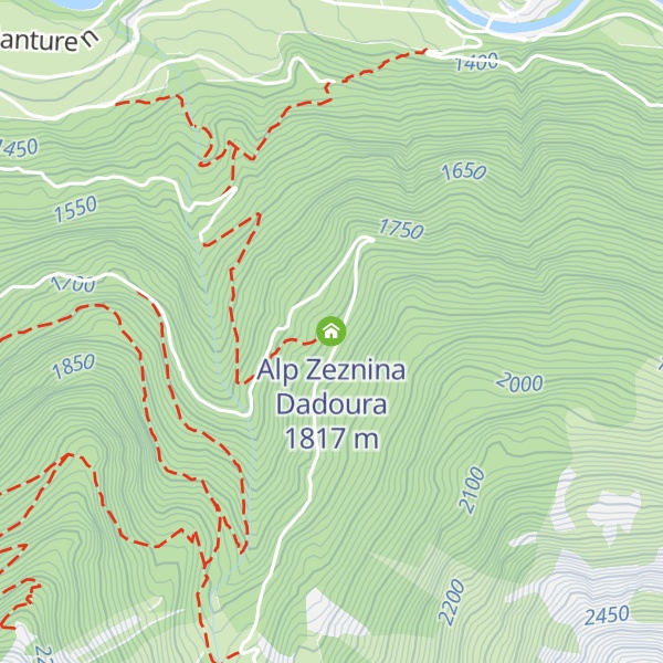 Map of Alp Zeznina Dadoura