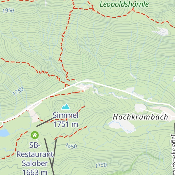 Map of Hotel Adler