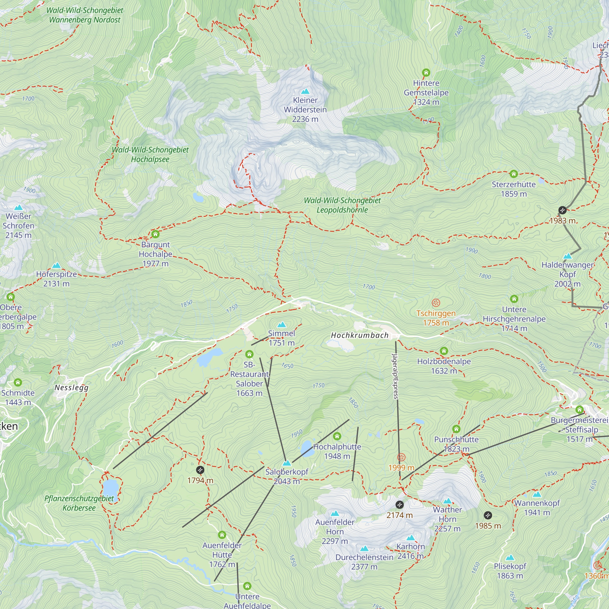 Hotel Adler map