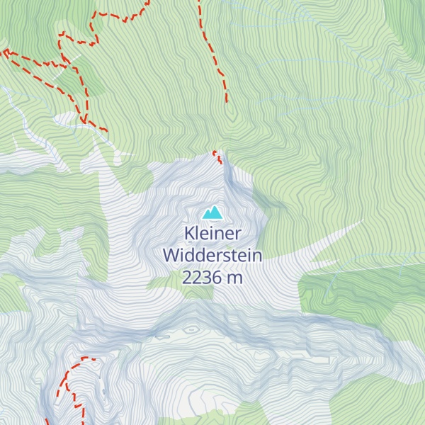 Map of Kleiner Widderstein
