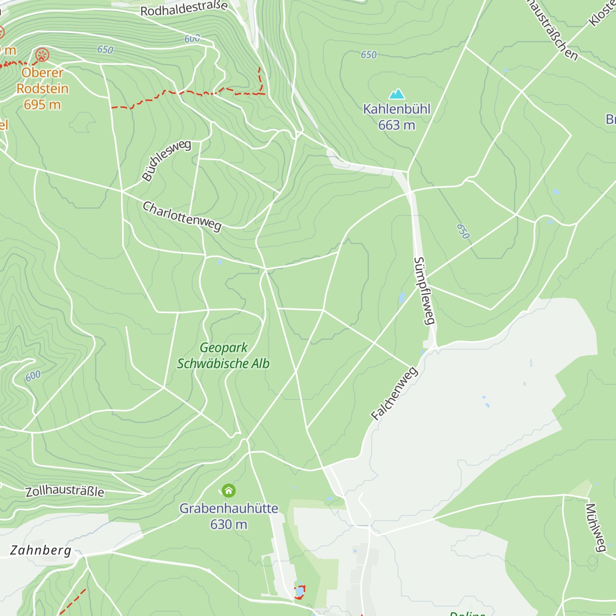 Hardtebene-Hütte map