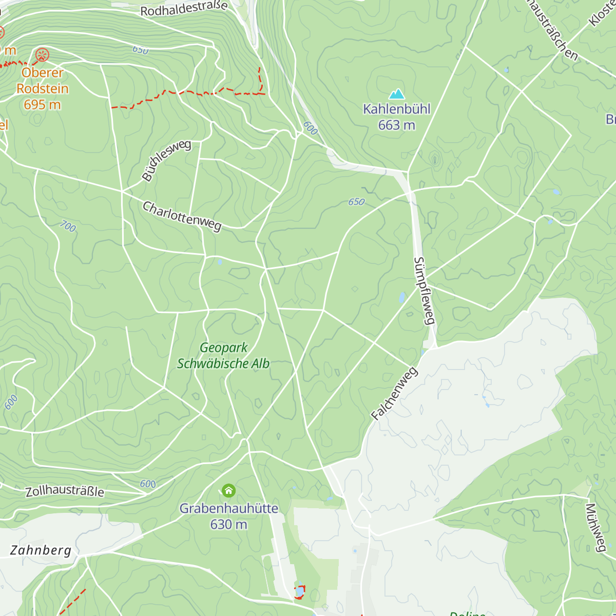 Hardtebene-Hütte map