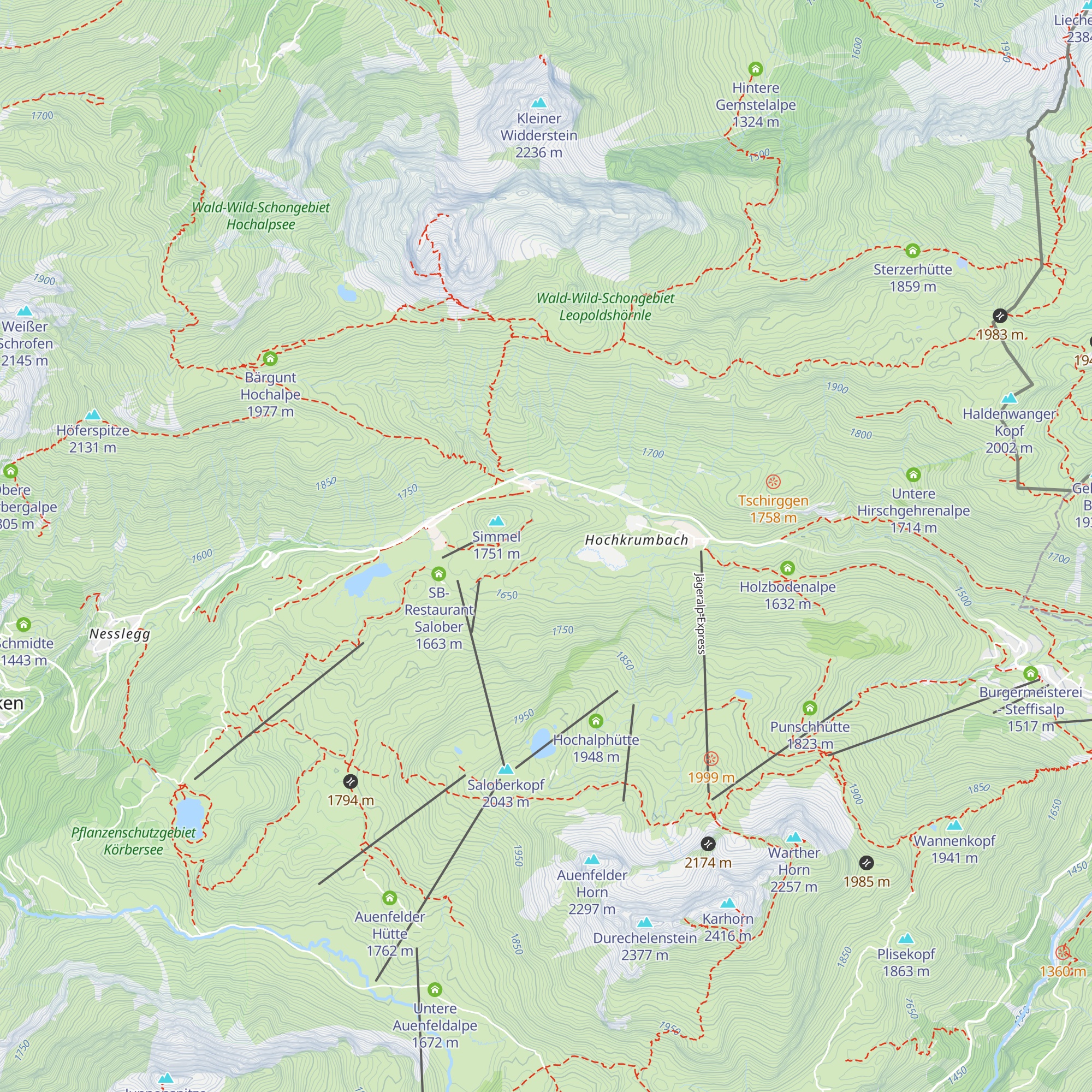 Kuchlalpe map