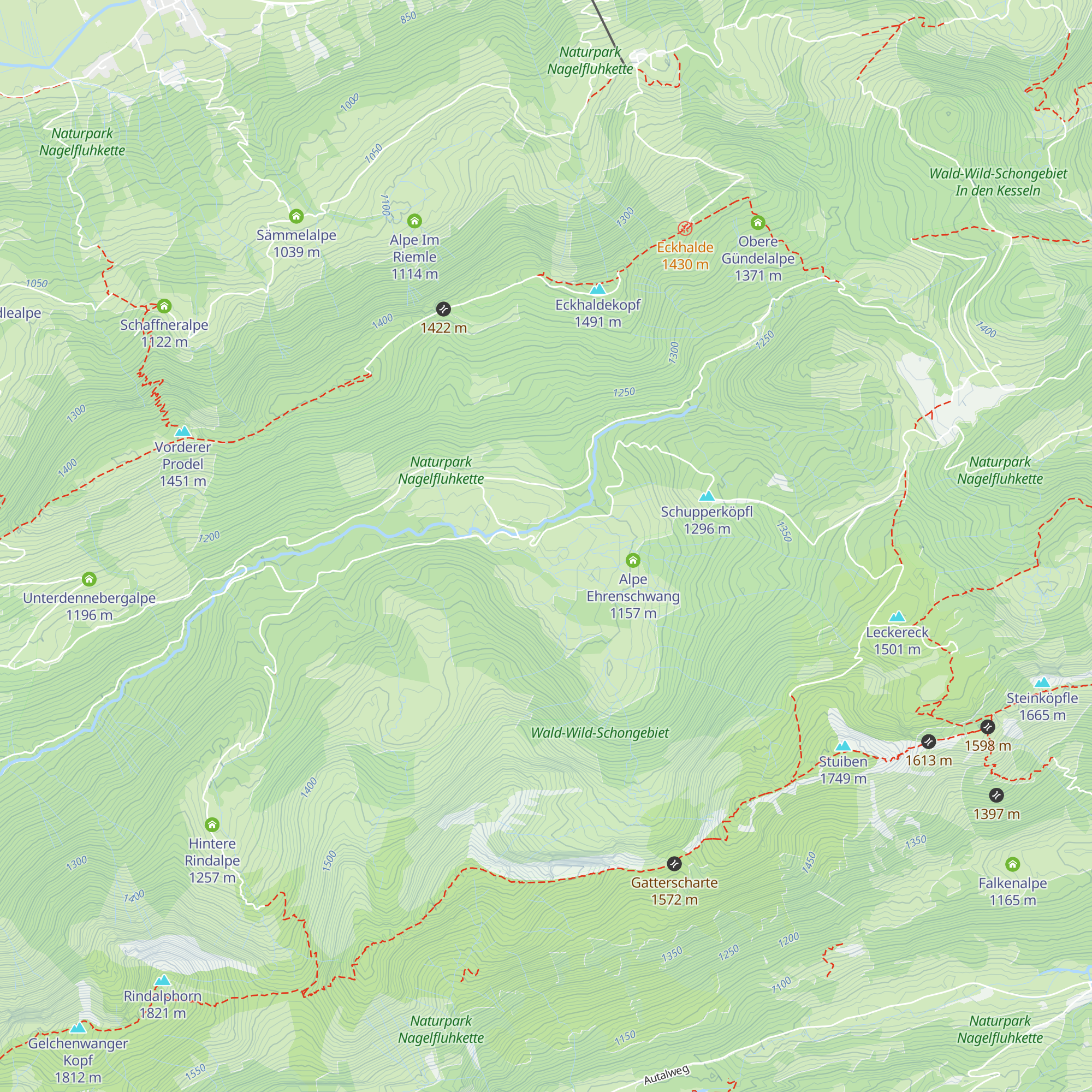 Jagdhaus Ehrenschwang map