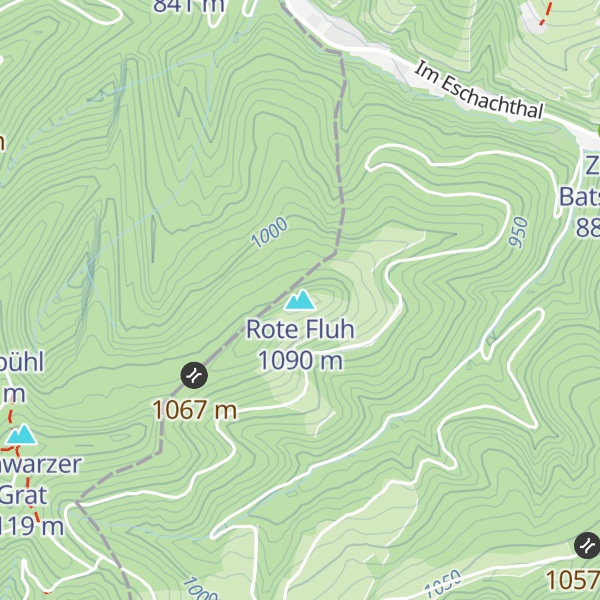 Map of Rote Fluh
