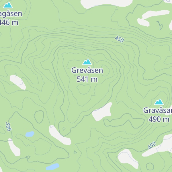 Map of Gravaåsan