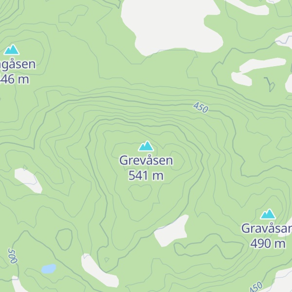 Map of Grevåsen