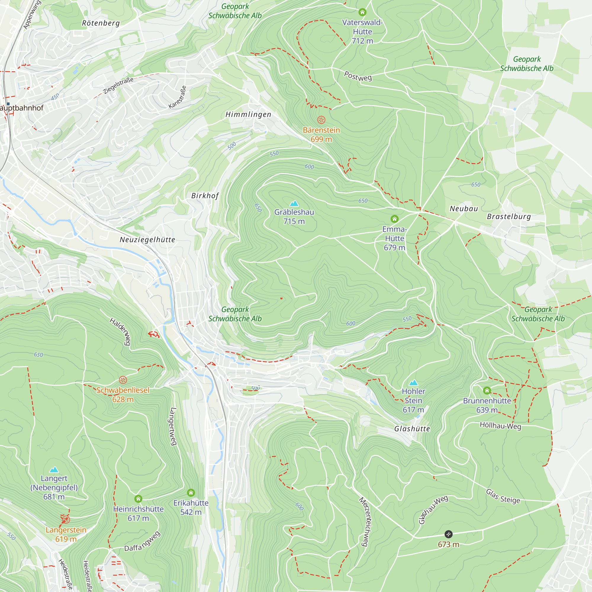 Konstantinhütte map