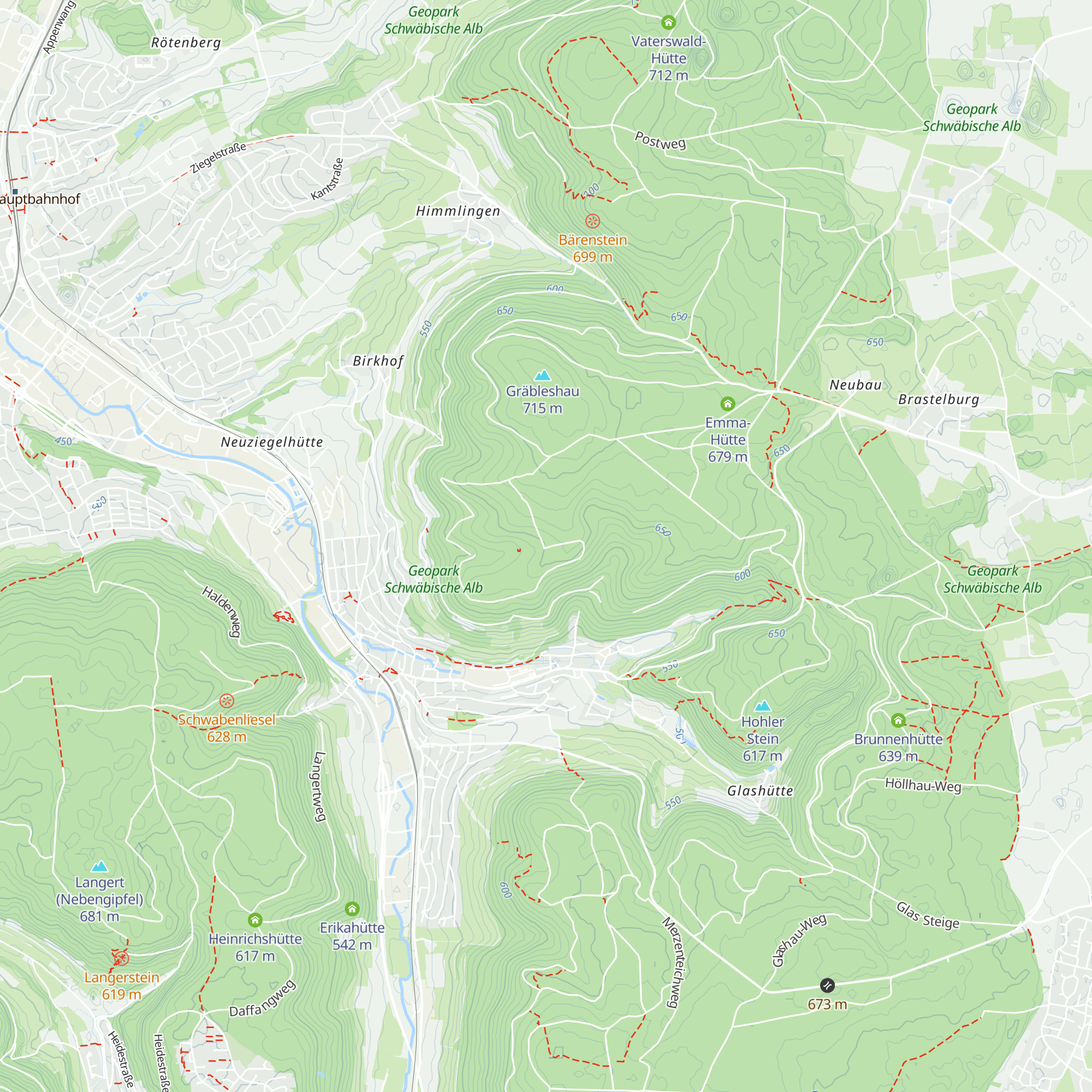 Konstantinhütte map