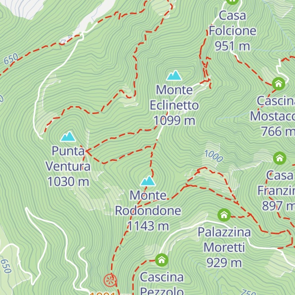 Map of Cà Brusada