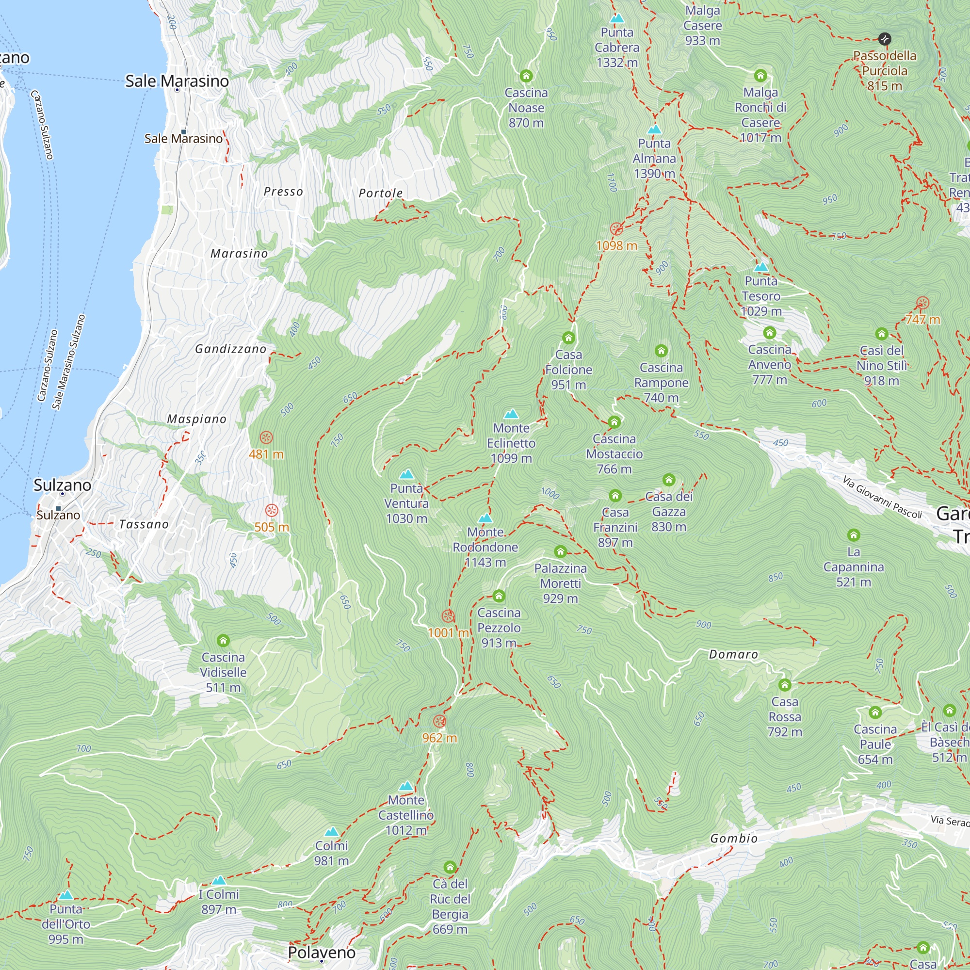 Cà Brusada map