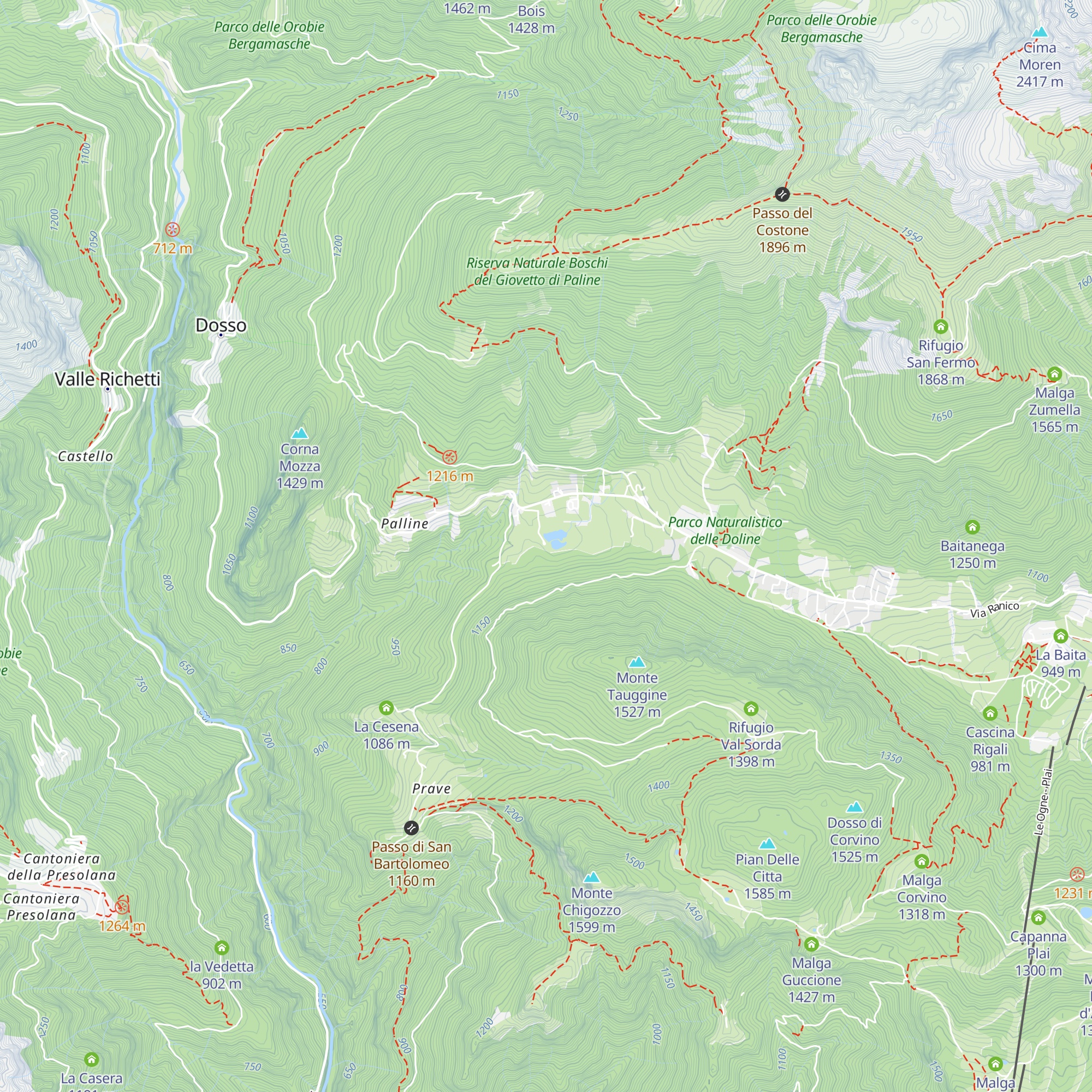 Chiosco Bar Lago Giallo map