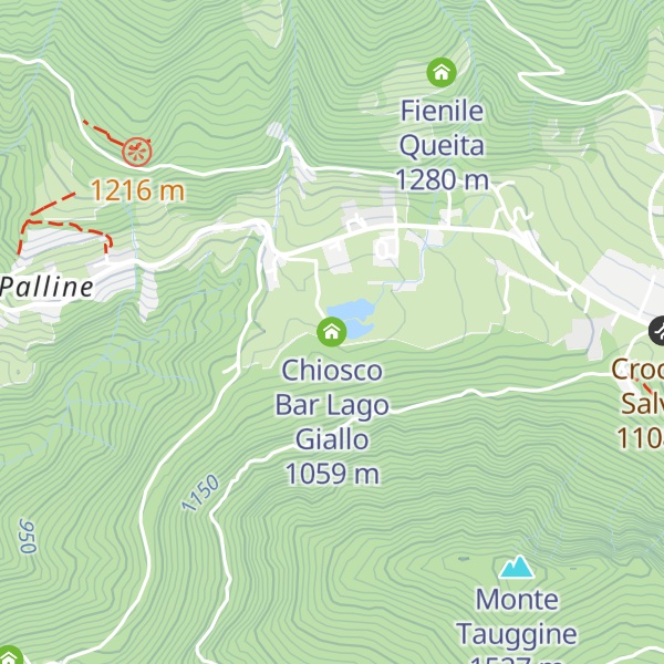 Map of Chiosco Bar Lago Giallo