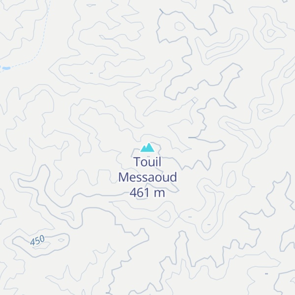 Map of Touil Messaoud