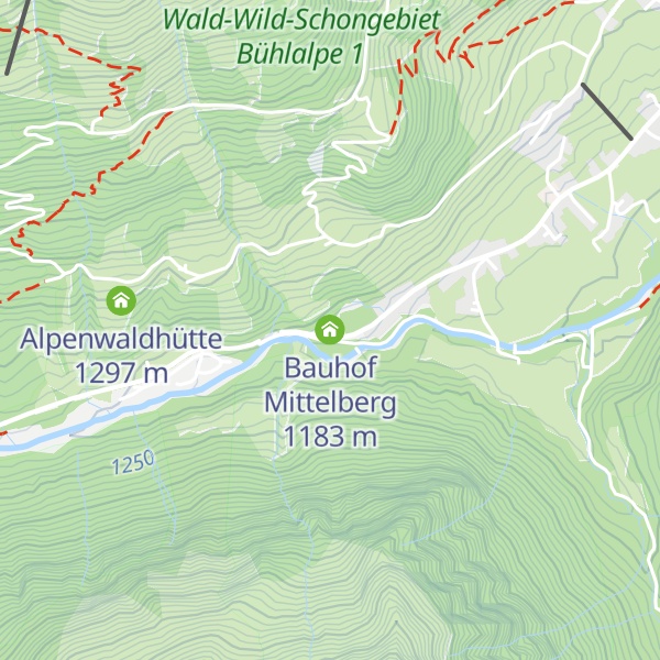 Map of Bauhof Mittelberg