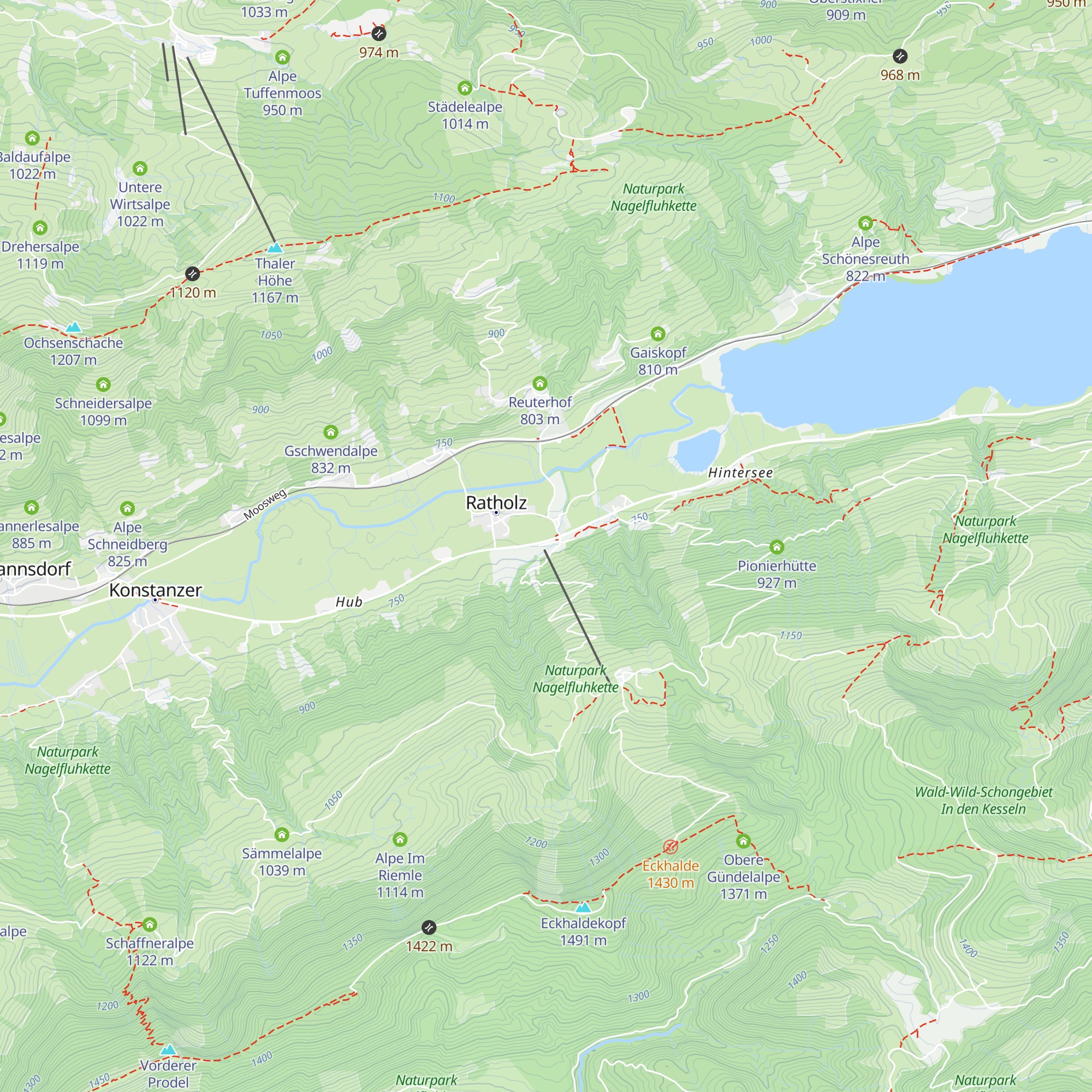 Alpsee-Bistro map