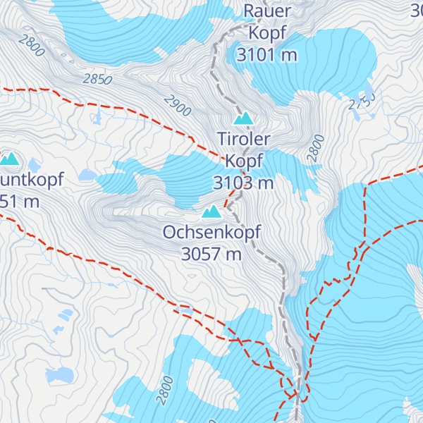 Map of Ochsenkopf