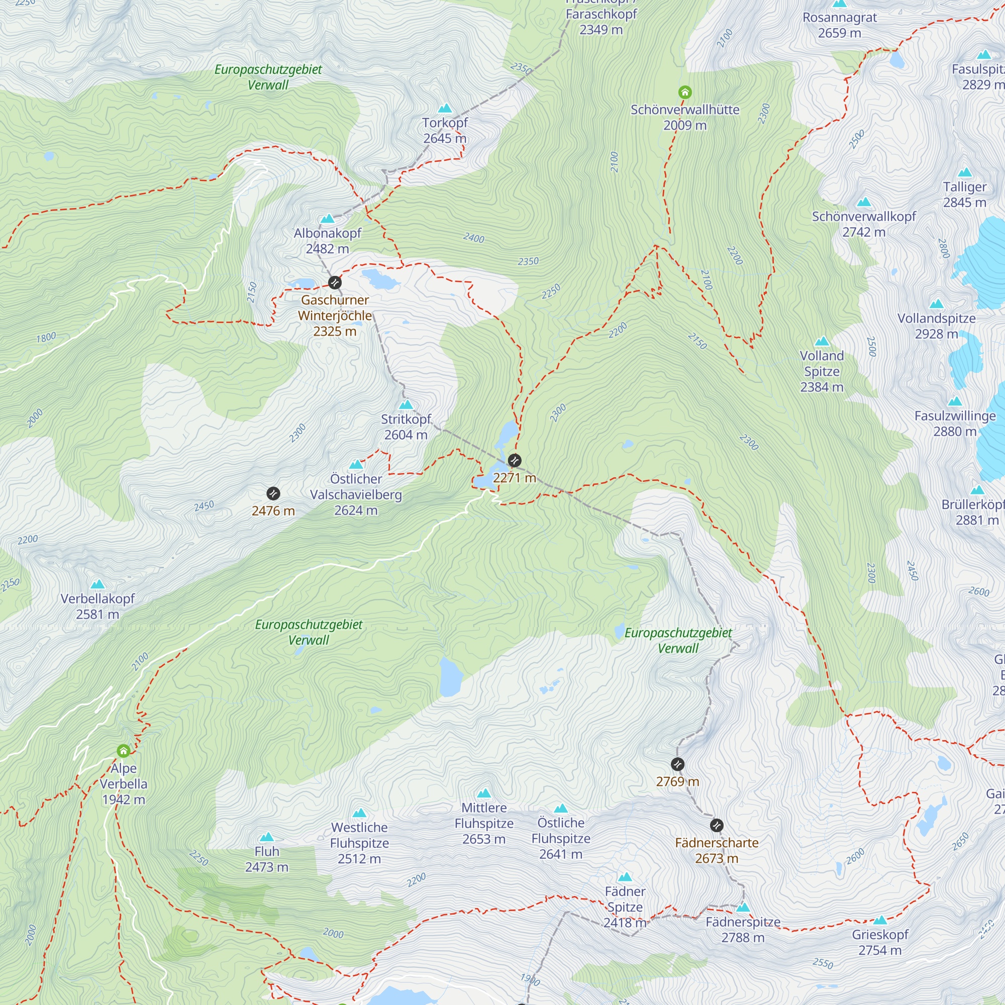Peter-Käß-Hütte map