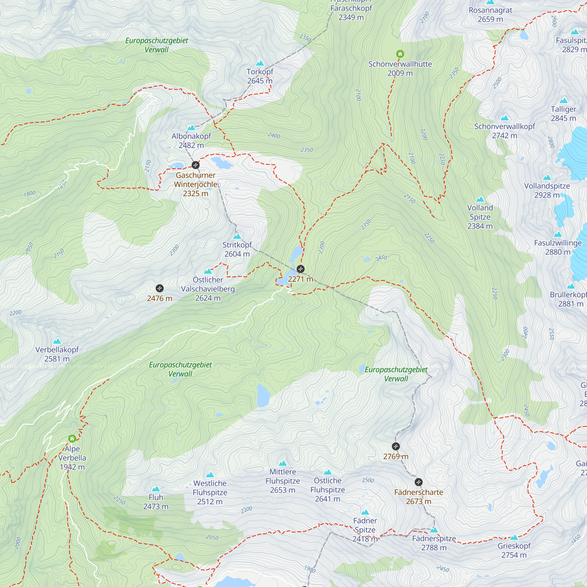 Peter-Käß-Hütte map
