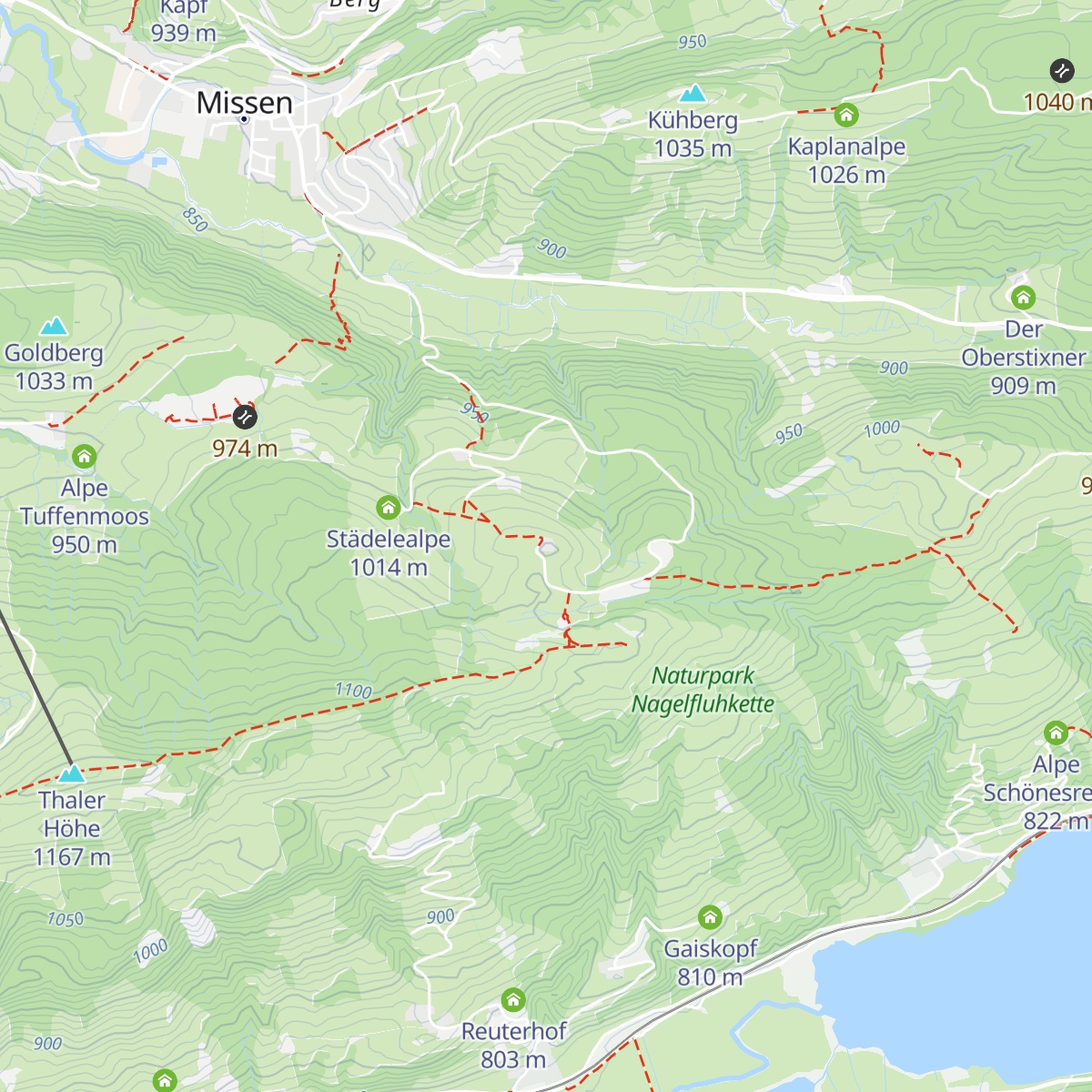 Pfarralpe map
