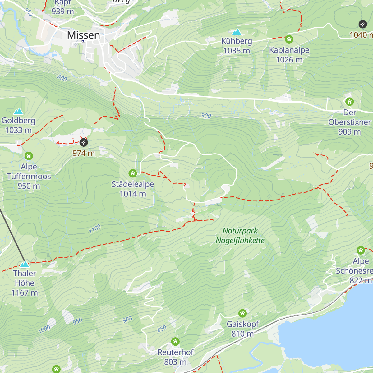 Pfarralpe map