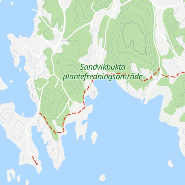 Map of Båsekollen