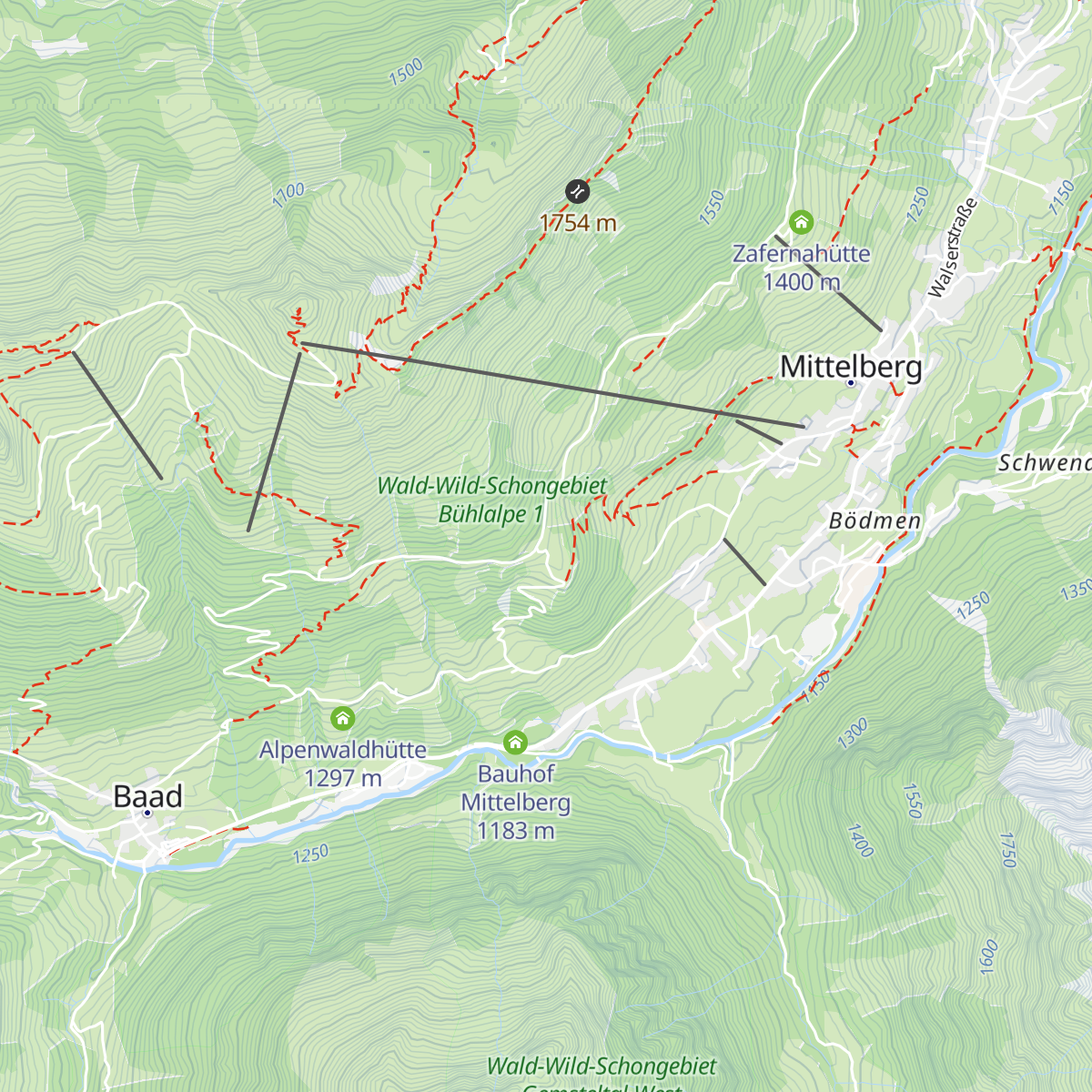 Berggasthof Bühlalpe map
