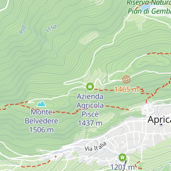 Map of Agriturismo Ai Conti di Piscè